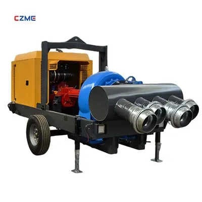 Bomba de motor diesel para drenagem de emergência